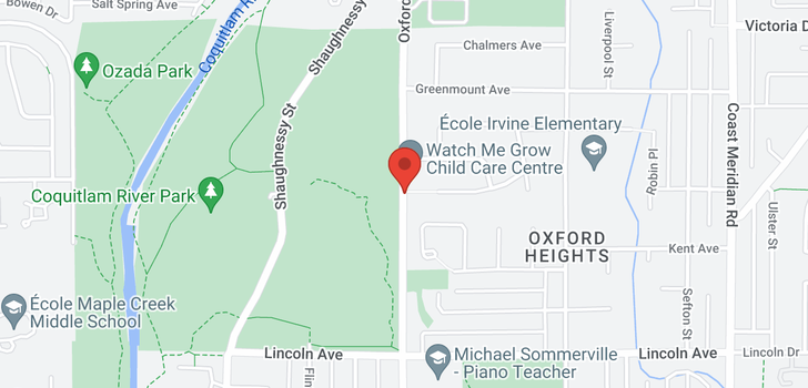 map of 3916 OXFORD STREET
